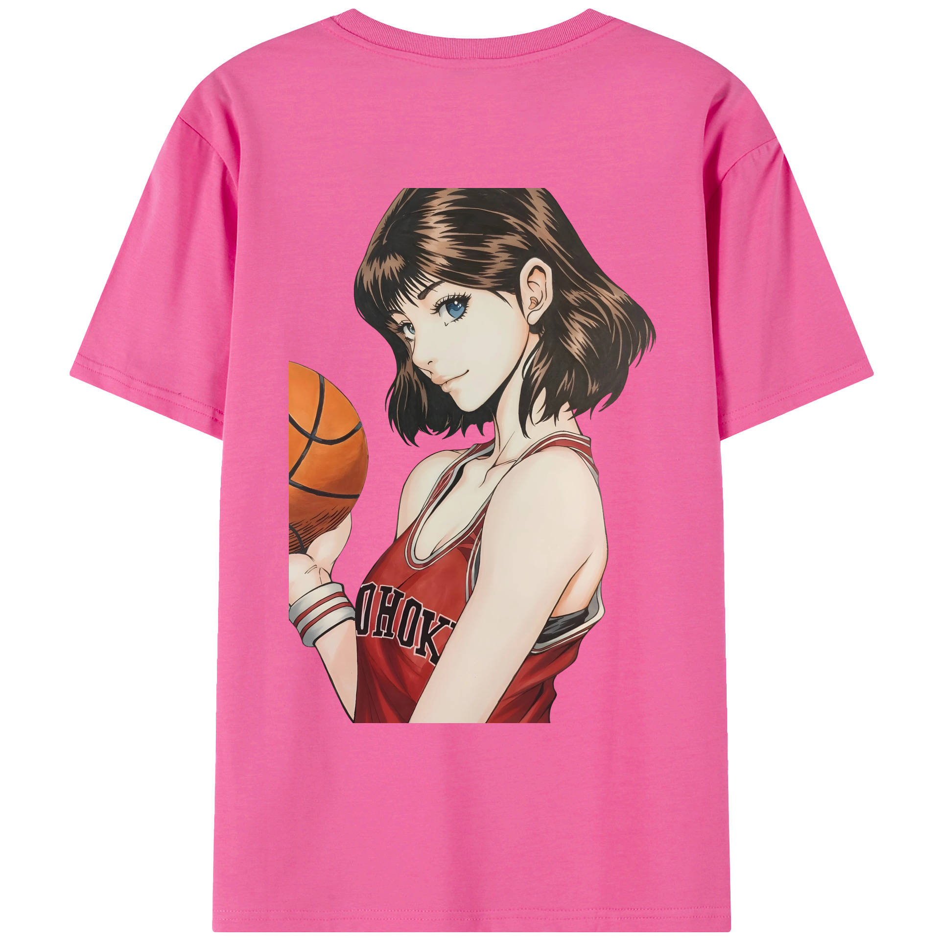 SLAM DUNK／スラムダンク レディース半袖Tシャツ(バックプリント)
